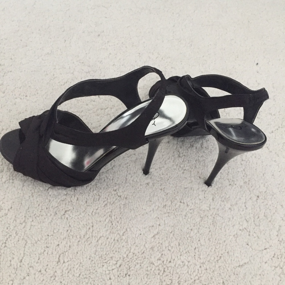 Silky high heels